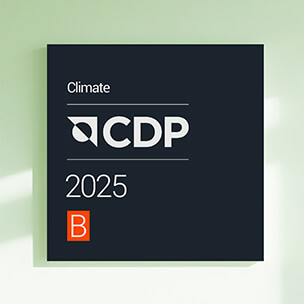 CDP氣候變化績效 B評級